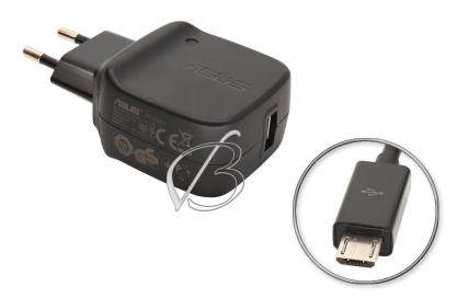 СЗУ c USB выходом, 5.0V, 2.00A, для ASUS Padfone, Nexus и др., с кабелем micro-USB, черный, oem