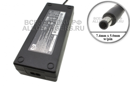 Адаптер питания сетевой для ноутбука HP 18.5V, 6.50A, 7.4x5.0, original