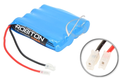 АКБ для радио- телефона 4x AAA, 4.8V, 600mAh, Ni-MH, Robiton