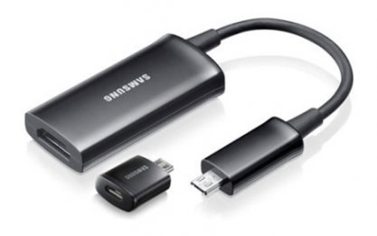 Переходник MHL, micro-USB 5pin + 11pin - HDMI, кабель, черный, oem
