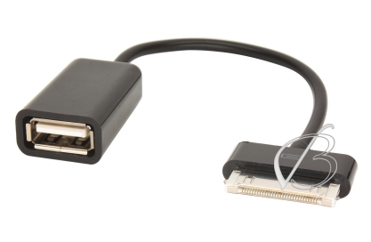 Переходник (кабель) USB - 30pin (OTG), для Huawei MediaPad 10 FHD, черный, oem