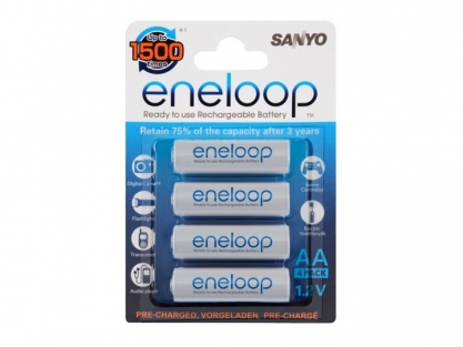 АКБ AA (LR6), Ni-MH, 2000mAh, 4шт, Sanyo Eneloop HR-3UTG-4BP