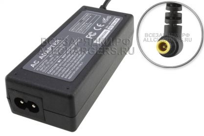 Адаптер питания сетевой 12.0V, 5.00A, 6.5x4.4 (LCAP08F, PNAP08F), для монитора, TV, oem