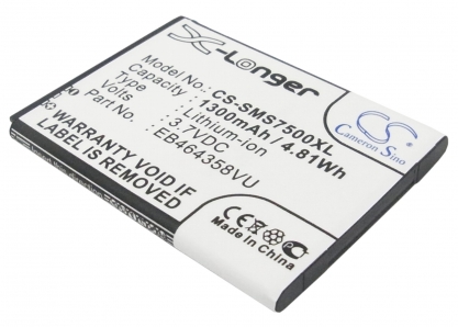 АКБ для Samsung GT-S5830, B7510, B7800, S5660, S5670, S7250 (EB494358VU), 1300mAh, CS (Pitatel)