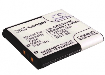 АКБ для Sony Ericsson F100, K770i, K850i, S500i, T650i, U20i, W150 (BST-38), 930mAh, CS (Pitatel)