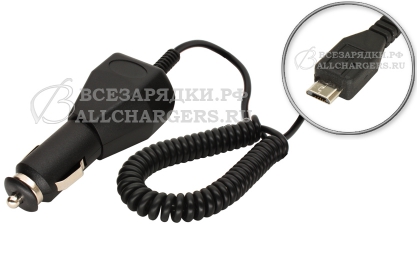 АЗУ 5.0V, 2.00A, micro-USB, витой шнур, для различной техники, oem