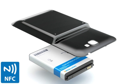 АКБ для Samsung GT-N7100, N7105 Galaxy Note II (EB595675LU), 6200mAh, NFC, черный, Craftmann
