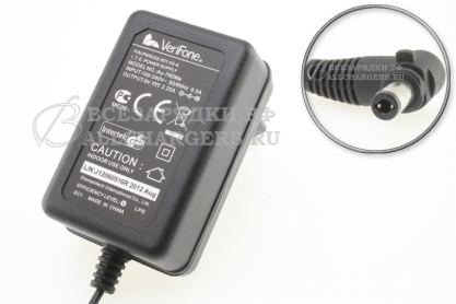 Адаптер питания сетевой 8.0V, 2.25A, 5.5x2.5 угловой (Au-79DMe), для Verifone, original