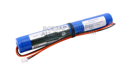 АКБ Li-Ion, 18650 2S1P, 7.4V, 2600mAh, с коннектором, oem