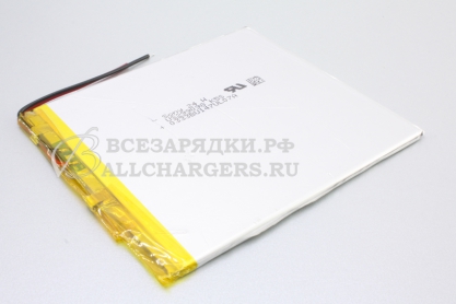 АКБ универсальная (под пайку), 98x90x2.9, 3.7V, 3000mAh, oem