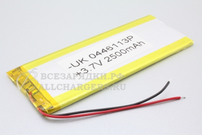 АКБ универсальная (под пайку), 115x45x3.0, 3.7V, 2300mAh, oem