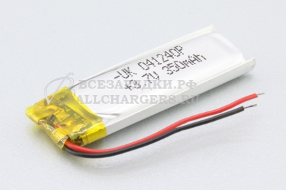 АКБ универсальная (под пайку), 38x13x3.8, 3.7V, 350mAh, oem