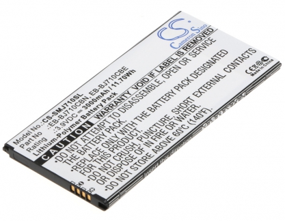 АКБ для Samsung SM-J710F Galaxy J7 2016 (EB-BJ710CBE, EB-BJ710CBN), 3000mAh, CS (Pitatel)