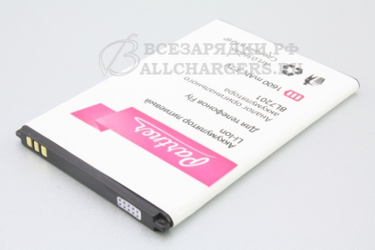 АКБ для Fly IQ445 Genius, Explay A400 (A400, BL7201), 1600mAh, oem