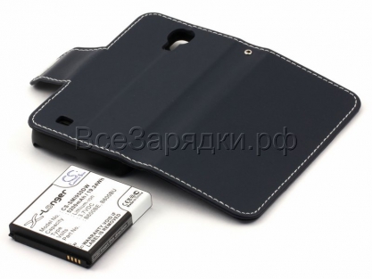 АКБ для Samsung GT-i9500, GT-i9502, GT-i9505 Galaxy S4 (B600BE), 5200mAh, чехол, синий, CS (Pitatel)