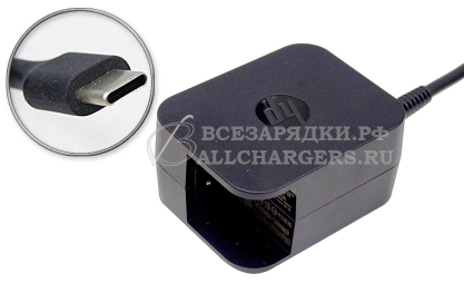 Адаптер питания сетевой для ноутбука 5.25V, 3.00A, 15W (Type C), HP, original