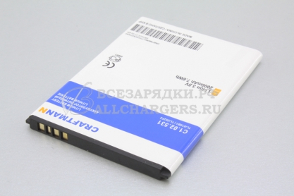 АКБ для Alcatel OT 5042, 6036, 7040, 7041 (TLi019B2, TLi020F1), 2000mAh, Craftmann