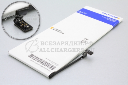 АКБ для Apple iPhone 6 Plus (616-0765, 616-0770, 616-0772), 3410mAh, Craftmann