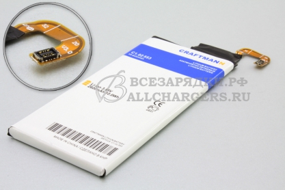 АКБ для Samsung SM-G925, SM-G925F, SM-G9250, SGH-N516 (EB-BG925ABE), 2600mAh, Craftmann