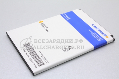 АКБ для ZTE Blade L3 (Li3820T43P3H785439), 2000mAh, Craftmann