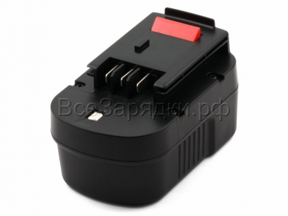 АКБ для Black & Decker BDG, CD, CP, HPD, KC, RD, SX, XTC (A14, A144, A1714), 14.4V, 1.5Ah, Ni-CD