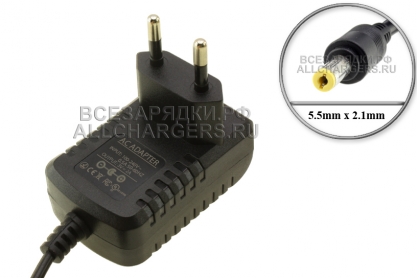 Адаптер питания сетевой 3.0V, 2.00A, 5.5x2.1 (FV030200W51), для различной техники, oem