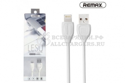 Кабель USB - Lightning, 1.0m, стандартный, белый, Remax
