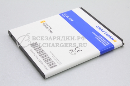 АКБ для Fly IQ4409 Quad Era Life 4 (BL7205), 1600mAh, Craftmann