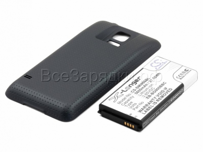 АКБ для Samsung SM-G900 Galaxy S5 (EB-BG900BBE), 5600mAh, черная, CS (Pitatel)