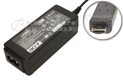 Адаптер питания сетевой 12.0V, 1.50A, micro-USB 17pin (PN ADP-18TB), отд. шнур, для Acer A700, oem
