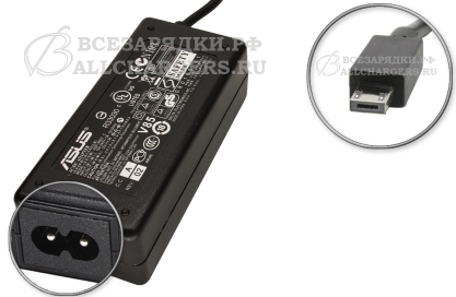 Адаптер питания сетевой для ноутбука ASUS 12.0V, 2.00A, M-Plug (ADP-24EW B), для ASUS, отд. шнур