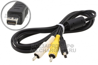 Кабель мультимедийный, 12pin - 2x RCA (аудио-, видео), (CB-AVC3), oem