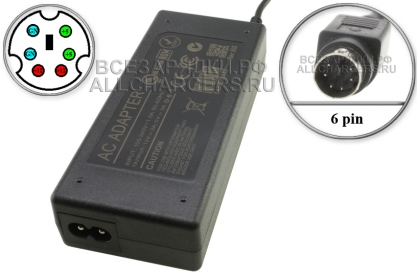 Адаптер питания сетевой 12.0V, 2.00A; 5.0V, 2.00A, 35W, 6pin mini-DIN 5CG, oem