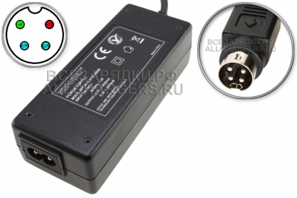 Адаптер питания сетевой 12.0V, 2.00A; 5.0V, 2.00A, 4pin CGG5, oem