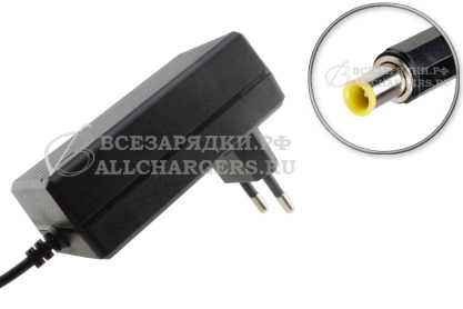 Адаптер питания сетевой 24.0V, 6.0x4.4, 36W, для Epson GT-1500, GT-2500, V550, вилка, oem