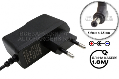 СЗУ 15.0V, 0.22A, 5.5x2.5, отриц. пол. (FW7600/15, FW7600/15FV), для весов СартоГОСМ, oem