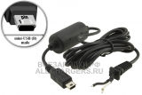 Кабель для ЗУ со штекером mini-USB, до 3А, альтернативная распиновка, для видеорегистратора, oem