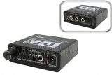 Переходник (конвертер) Toslink и SPDIF - RCA и Jack 3.5mm, с рег. громк., сквозной Toslink, oem