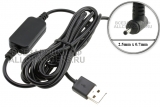 Переходник (конвертер) USB 5V - 3V, 2.5x0.7, для подключения фотоаппарата к powerbank, oem