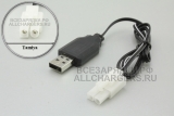 ЗУ для Ni-MH, Ni-CD АКБ 06S (7.2V), кабель USB - 9.0V, 0.25A, Tamiya, oem