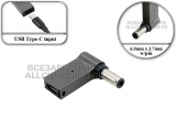 Переходник (конвертер) USB Type-C (PD), female - 19V-20V, 6.0x3.7, 100W, для ASUS ROG, oem