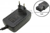 СЗУ 12.0V, 0.50A, 3pin (AC145100C), для аккумулятора распрыскивателя Умница и др., встр. вилка, oem