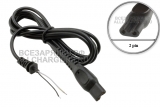 Кабель с разъемом 2pin (PC PHL8), 1.0m, для адаптера питания бритвы, oem