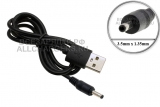 Переходник USB - 5.0V, 3.5x1.35, прямой, кабель, 1.0m, для различных устройств, oem