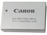 АКБ Canon NB-5L, 3.7V, 1120mAh Li-Ion