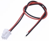 Разъем JST (2.5) XHB, 2pin, гнездо (f), с кабелем, для аккумуляторов, РУ моделей и др., oem