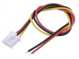 Разъем JST (2.5) XHB, 3pin, гнездо (f), с кабелем, для аккумуляторов, РУ моделей и др., oem
