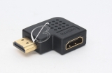 Переходник HDMI - HDMI, угловой, правый угол (right angle), адаптер, oem