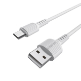Кабель USB - micro-USB, 1.0m (стандартный), белый, oem