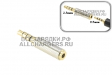 Переходник Jack 2.5mm 4pole (f) - Jack 3.5mm 4pole (m), адаптер, oem